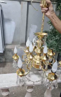 فروش ۲ عدد لوستر ۱۲ شاخه