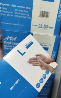 دستکش وینیل برند آوا