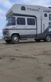 کمپر دو کابین بنز