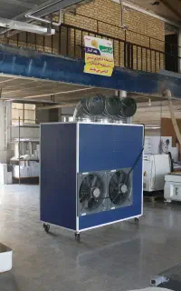 دستگاه هیتر گلخانه کاهو کلم گل زینتی 250هزار صنعتی
