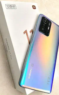 گوشی Mi 11T Pro رنگ آبی هفت رنگ سالم و تمیز