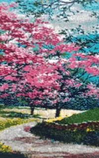 تابلو فرش منظره
