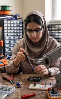طراحی و ساخت بازوی رباتیک با پرینتر سه بعدی