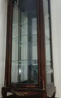 بوفه ویترین چوب