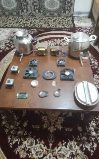 سماور قدیمی  و ترانس قدیمی
