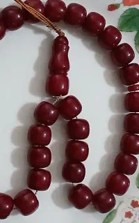 تسبیح کهربا با رنگ پذیری بالا