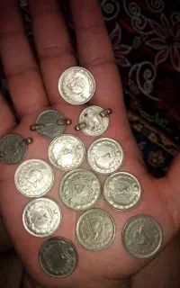 دینار ربع و چندتا سکه دوره پهلوی