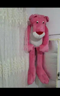 عروسک پلنگ صورتی 2 متری
