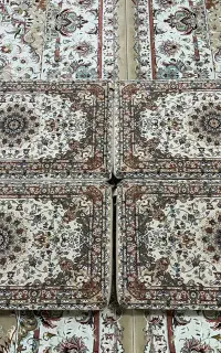 پشتی ماشینی طرح فرش ۴ عدد