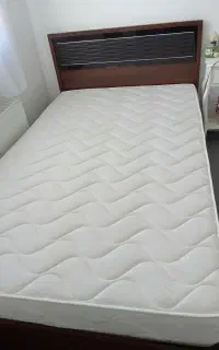 تخت یک نفر سایز بزرگ با تشک رویال اصل طبی