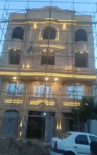 سنگ کاری نمای ساختمان