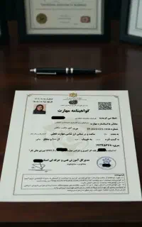 ارائه مدرک فنی حرفه ای و...