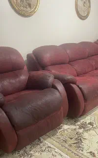 مبل چرم هفت نفره ریلکسی برند ارشیتال