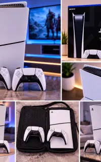 PS5 دیجیتال دو دسته اصل /کم‌کار و کاملاً سالم