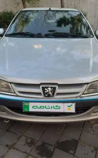 پژو پارس ساده مدل 1386 همراه با ضمانت کارنامه