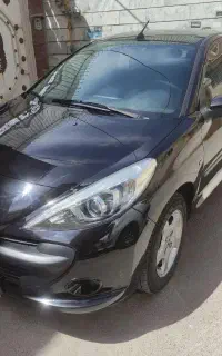 ۲۰۷ مشکی مدل ۱۴۰۲ بی رنگ بدونه تصادف