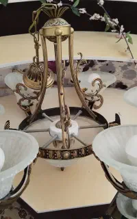 ۵ عدد لوستر شیک طرح برنز
