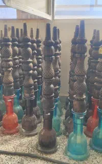قلیان چوب گردو اصل کافه ای