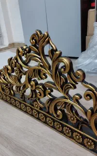 کتیبه تاج دار طلایی جهازیه ۳متری