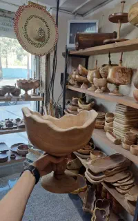 میوه خوری چوبی روستیک