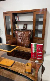 مبلمان اداری کلاسیک چوبی مدیریت میز مدیریت پلیشی