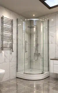 کابین دوش دوردوشی نیم گرد