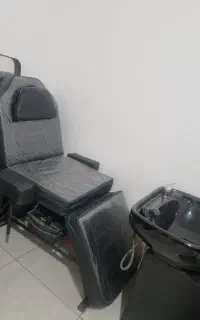 لوازم ارایشگاه صندلی سه تیکه نو