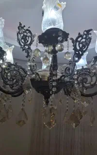 لوستر ۵ شاخه برنز