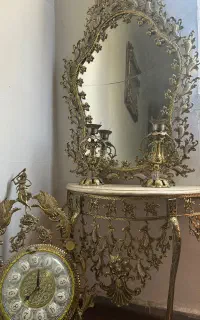 اینه وشعمدان برنزاصل