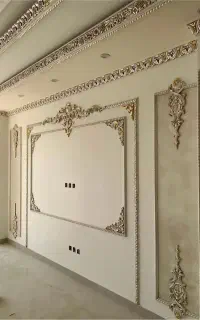 گچبری گچ بری پیش ساخته کاغذدیواری انبارپارکت کناف