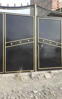ساخت در ب  وپنجره و درب حیاط طاهری