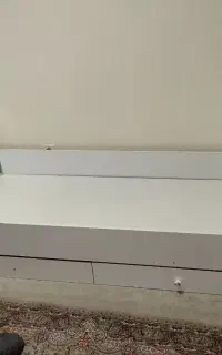 دو عدد تختخواب نوجوان MDF همراه با تشک نو