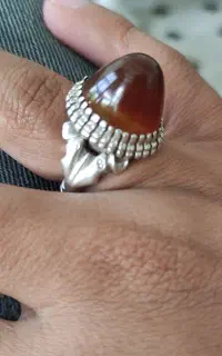 انگشتر نقره  دست ساز تبریز