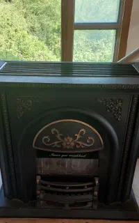 بخاری گازی طرح شومینه