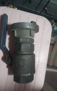 لوله فولادی وشیر برنجی ۲ اینچ