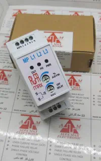 کنترل فاز ۳ فاز نول دار آلفا مکس تابلو برق plc