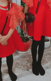 دوعددپیراهن بچگانه