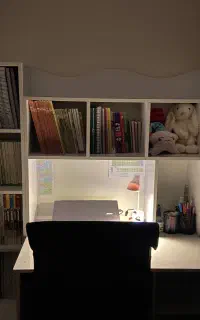 میز تحریر به همراه کتابخانه