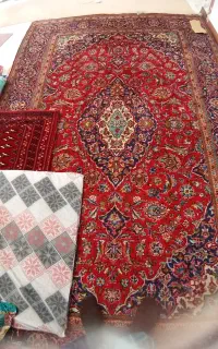 فرش دست بافت عالی ۶ متری رنگ و لعاب درجه یک