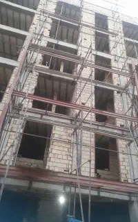 جوشکاری  شاسی نما و والپست.تخریب