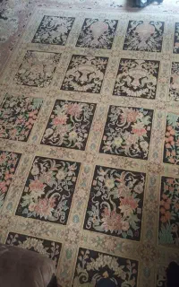 دو عدد فرش 9متری طرح ابریشم