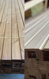 چوب ترمو ترموود لمبه لمبه وارداتی تایل چوبی