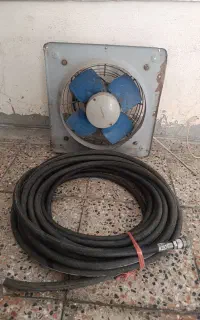 فن وهواکش صنعتی و شیلنگ بادخارجی