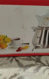 سماور رو گازی همراه قوری مناسب جهیزیه
