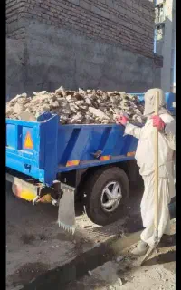 حمل نخاله های ساختمانی  شن ماسه سریع ارزان
