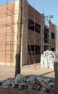 اجرای سنگ نمای اجرنما ساختمان کاشی وسرامیک