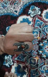 انگشترنقره طرح عقاب