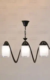 لوستر مشکی آویز حبابی اشپزخانه اتاق خواب