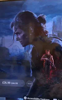 بازی Last of us 2 Remasterd ظرفیت۲ پلی‌استیشن۵