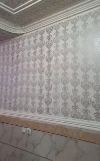 طرح کاغذدیواریورنگ سفید